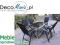 Zestaw mebli ogrodowych - Alor stół 6 krzeseł