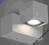 LaMarta_pl KINKIET MAGNOLIA K 3W 1xLED srebrny