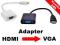 KONWERTER ADAPTER z HDMI do VGA D-SUB KABEL 24H FV