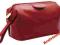 Kosmetyczka skórzana czerwona