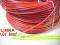 KABEL PRZEWÓD LGY 1x 4mm2 CZERWONY  Polski Nowy FV
