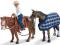 SCHLEICH FARMER  ZESTAW DO JAZDY KONNEJ