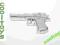 SREBRNY PISTOLET NA KULKI ASG REPLIKA BRONI TANIO