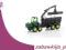 SIKU John Deere z Przyczepą Leśną