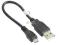 Kabel USB 2.0 AM-microB 0,2m