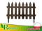 PLOTEK OGRODOWY palisada obrzeże ogrodowe 3,2mBRAZ