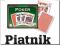 PIATNIK KARTY PODWÓJNE STANDARD POKER 2320 + KOŚCI