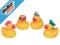 4 GUMOWE KACZKI DO KĄPIELI zestaw 4 szt. 2+ GOKI