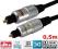 Kabel przewód optyczny TOSLINK WT-WT DIGITAL  0,5m