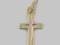 KOMUNIA! BARDZO DELIKATNY ZŁOTY KRZYŻYK -0,350 g