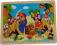 PUZZLE EDUKACYJNE 63 el. ZABAWKI DREWNIANE KLOCKI