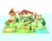 DREWNIANY ZESTAW DO UKŁADANIA FARMY 48 elementów!