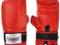 RĘKAWICE TRENINGOWE PU CZERWONE ALLRIGHT M,L,XL