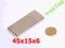 MAGNES NEODYMOWY 45x15x6 PŁYTKOWY NdFeB