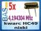 Kwarc niski 4.194304 MHZ HC49 _ 5 sztuk