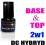 LAKIER BASE and TOP ŻELOWY HYBRYDOWY  6ML 2w1 USA