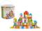 Zabawki drewniane BRIMAREX - KLOCKI CUKIERNIA 50EL