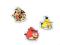 Angry Birds Crazy Gumki Do Ścierania 3szt kpl