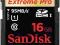 Karta Pamięci SanDisk SDHC 16GB EXTREME PRO UHS-1