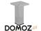 Nóżka noga meblowa kwadratowa wys. 180mm ALUMINIUM