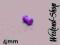 UC SILIKONOWY TUNEL VIOLET 4MM