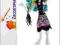 Mattel Monster High Czarny Dywan Lagoona Blue BDF2