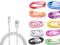 Kabel USB LIGHTNING 8 pin iPhone 5 iPad 10 kolorów