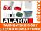 ZESTAW ALARMOWY DO BIURA SATEL CA-6 LED GSM AS36
