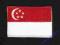 SINGAPUR flaga TERMO naszywka od MOTOHAFT