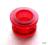 CZERWONY TUNEL ODKRĘCANY 12mm  akryl