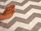 Tkanina MINKY CHEVRON SZARY 76x100cm # F 1703a