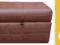 Pufa pikowana otwierana skrzynia BRĄZOWA 60x40