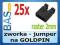 Zworka _  jumper _ na GOLDPIN _ raster 2mm _ 25szt