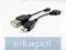 kabel OTG wtyk micro mikro USB / gniazdo USB typ A