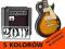 ZESTAW GITARA ELEKTRYCZNA FLP + PIEC 20W | RATY