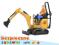 Lusi BRUDER 62002 KOPARKA GĄSIENICOWA JCB+KIEROWCA