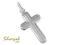 Oryginalny WŁOSKI Krzyżyk ze srebra próby 925