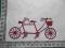 SCRAPKI - rower tandem  -  wybór kolorów