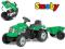 TRAKTOR ZIELONY Z PRZYCZEPĄ SMOBY 33329