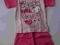 Piżamka letnia dziewczynka rozmiar 98