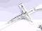 DUŻY KRZYŻ SREBRNY UKRZYŻOWANY PAN JEZUS  !!!