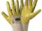 Rękawice Flex powlekane nitrylem żółte, rozmiar 7