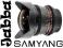 Samyang 8mm T3.8 VDSLR Canon FOLLOW-FOCUS WAWA