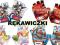 Rękawiczki rowerowe, na rolki - Disney 5 WZORÓW