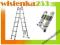 K23 DRABINA teleskopowa przegubowa 4,4 M do 150 kg