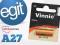 1x BATERIA VINNIC A27 G27A MN27 K27A V27GA R27A