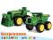 Lusi BRITAINS 42952 Ładowarka John Deere+wywrotka