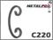 METALPRO - elementy kute - C 220 (220x110), C-220