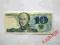 Banknot 10 zł, 1982 ,s. M, z paczki