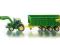 m-z SIKU 1843 ciągnik John Deere z przyczepą 1:87